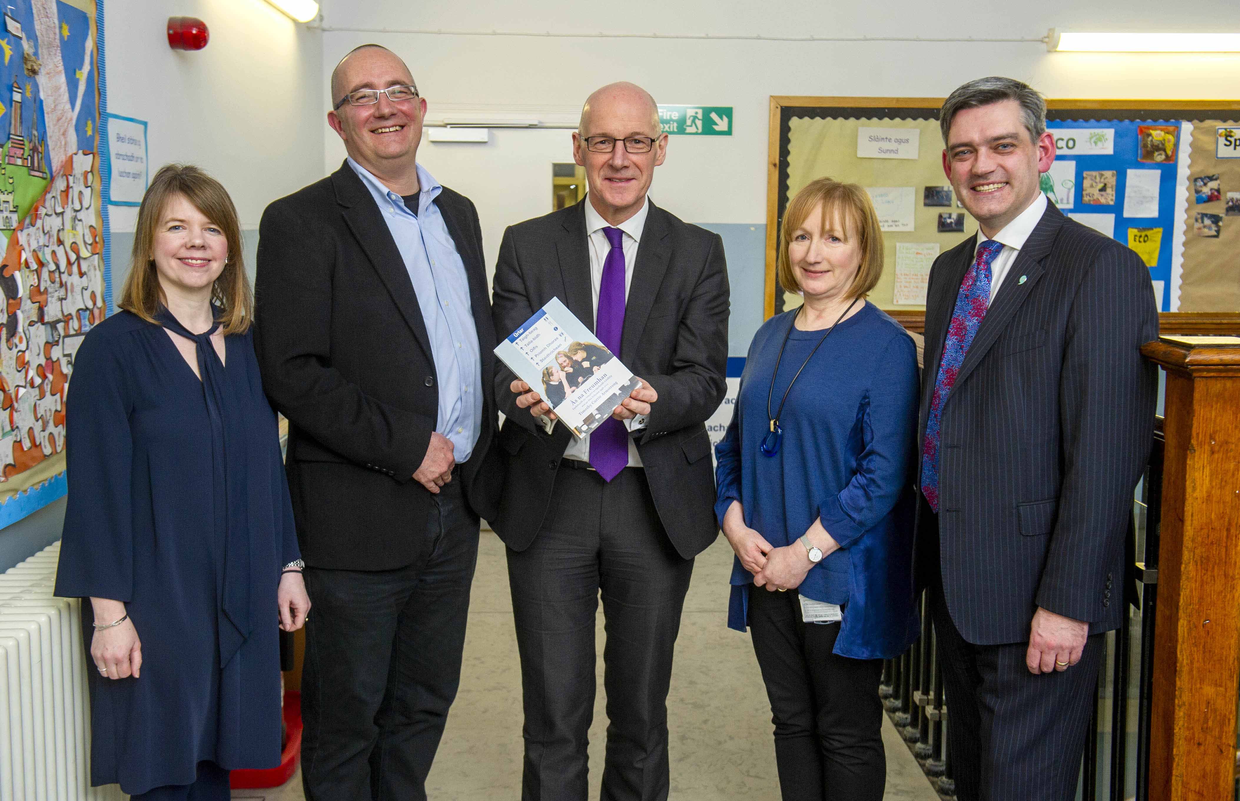 Deputy First Minister launches a history of the Gaelic School Campaign in Edinburgh